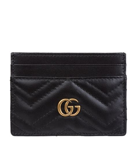 gucci marmont coin case|Gucci leather card case wallet.